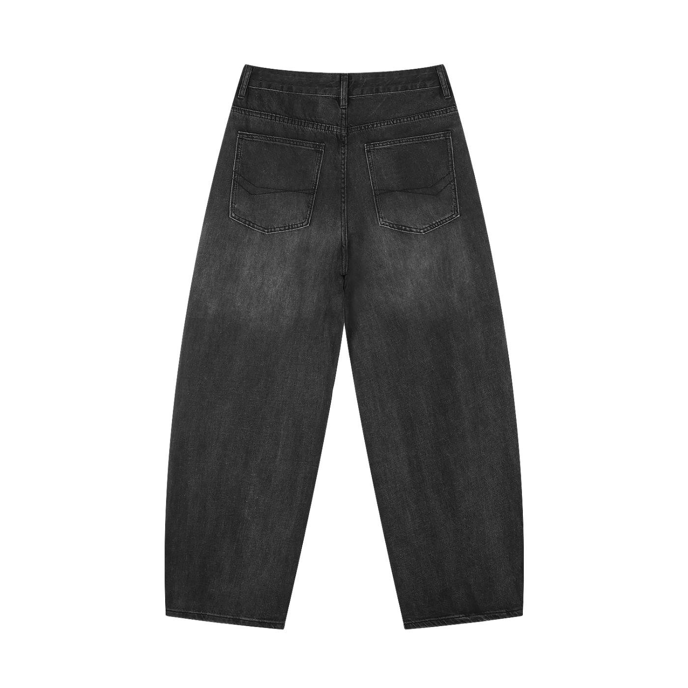 BlockWear Aztlán: Bloodline Sunfade Barrel Jeans — Vintage 13 Legacy Edition
