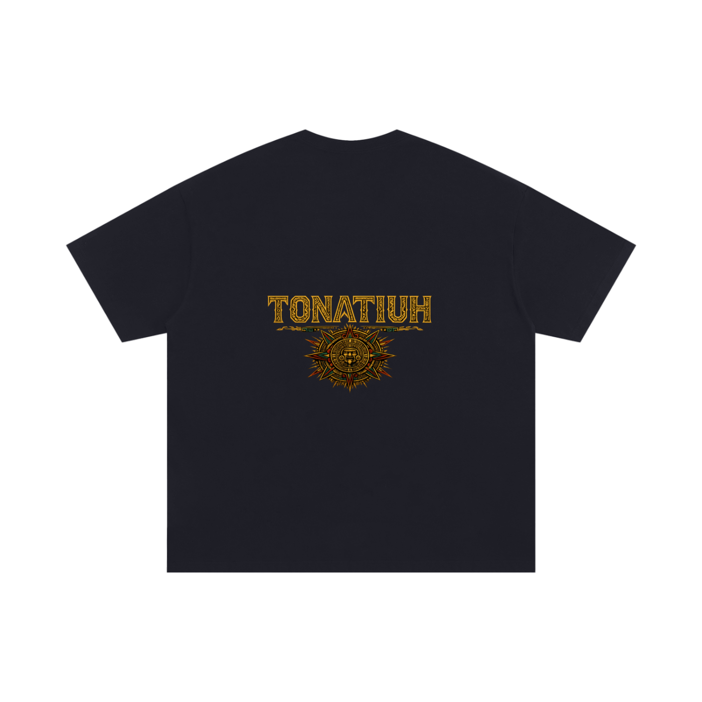 BlockWear Aztlán Tonatiuh Oversized T-Shirt – Fifth Sun Warrior Streetwear Edition