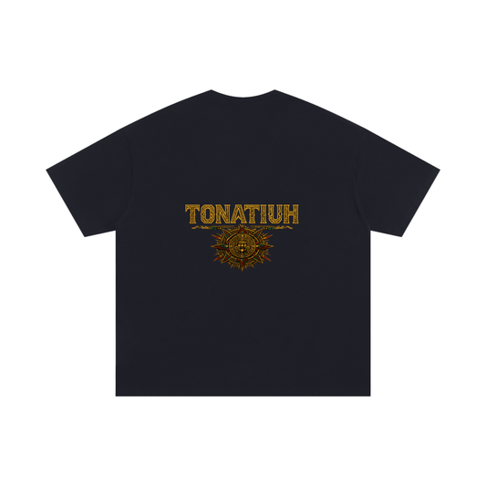 BlockWear Aztlán Tonatiuh Oversized T-Shirt – Fifth Sun Warrior Streetwear Edition