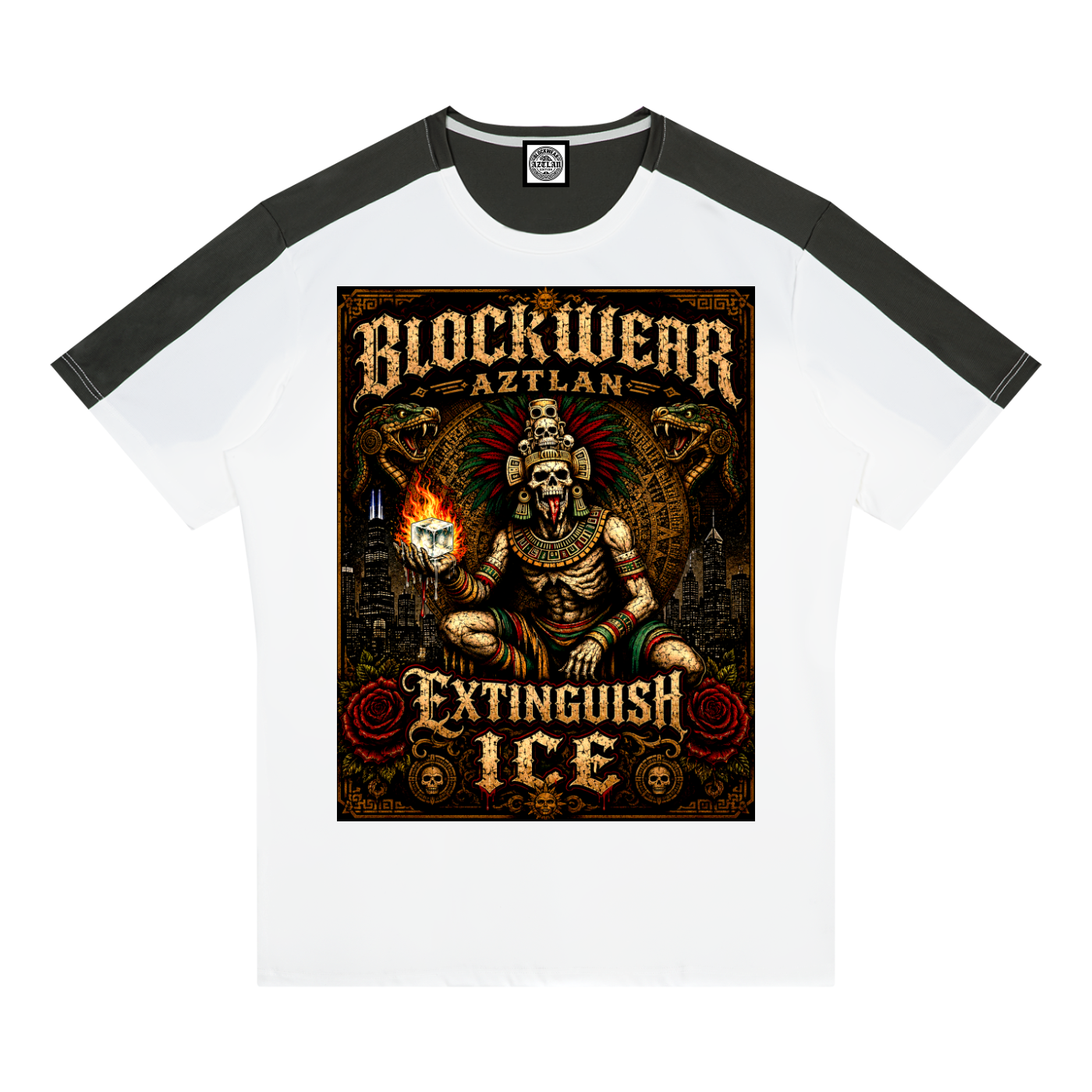 BlockWear Aztlán Warrior of Fire Performance Shirt – Chicago Heritage Collection