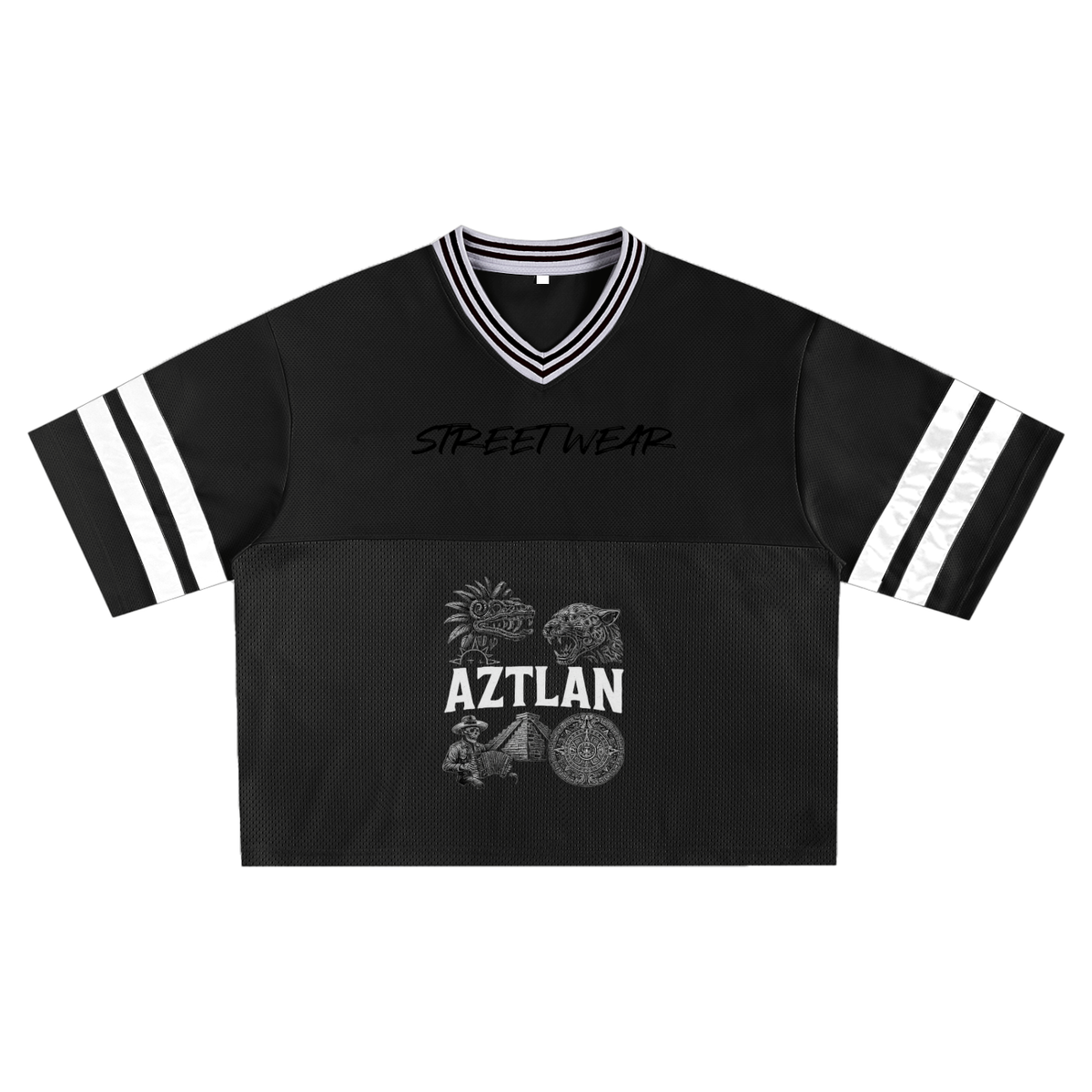 Aztlan Patch “Aztlan Ascends – Street Division Sovereign Tee” – BLOCKWEAR AZTLAN EDITION