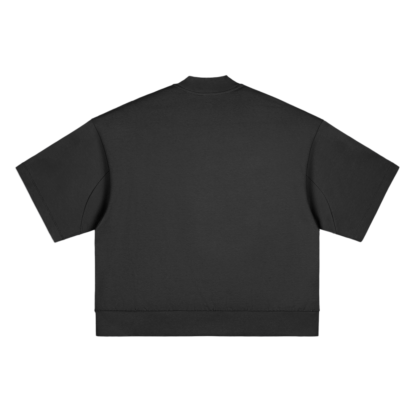 Aztlan Fire Warrior Heavyweight Oversized Mock Neck T-Shirt – Sacred Sun Conqueror Edition