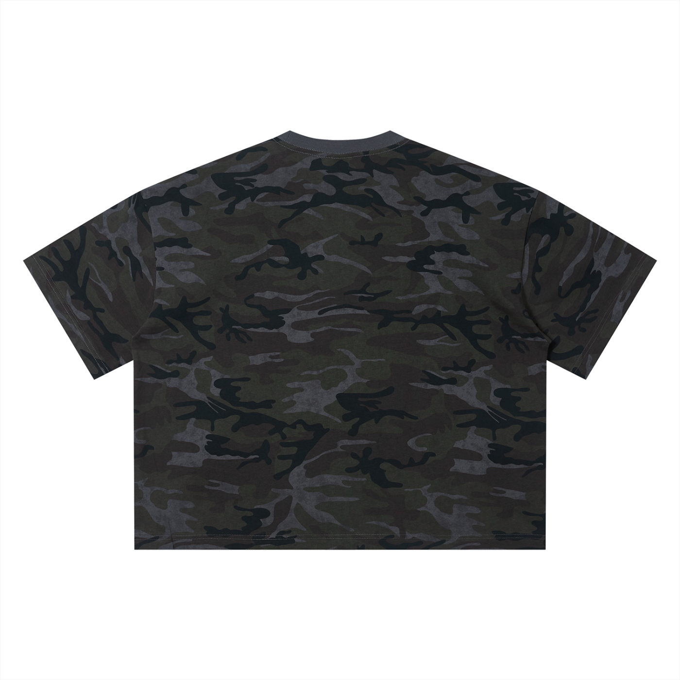 “BlockWear Aztlán: Fire Ritual Warrior Camo Boxy Tee — Ascension Edition”