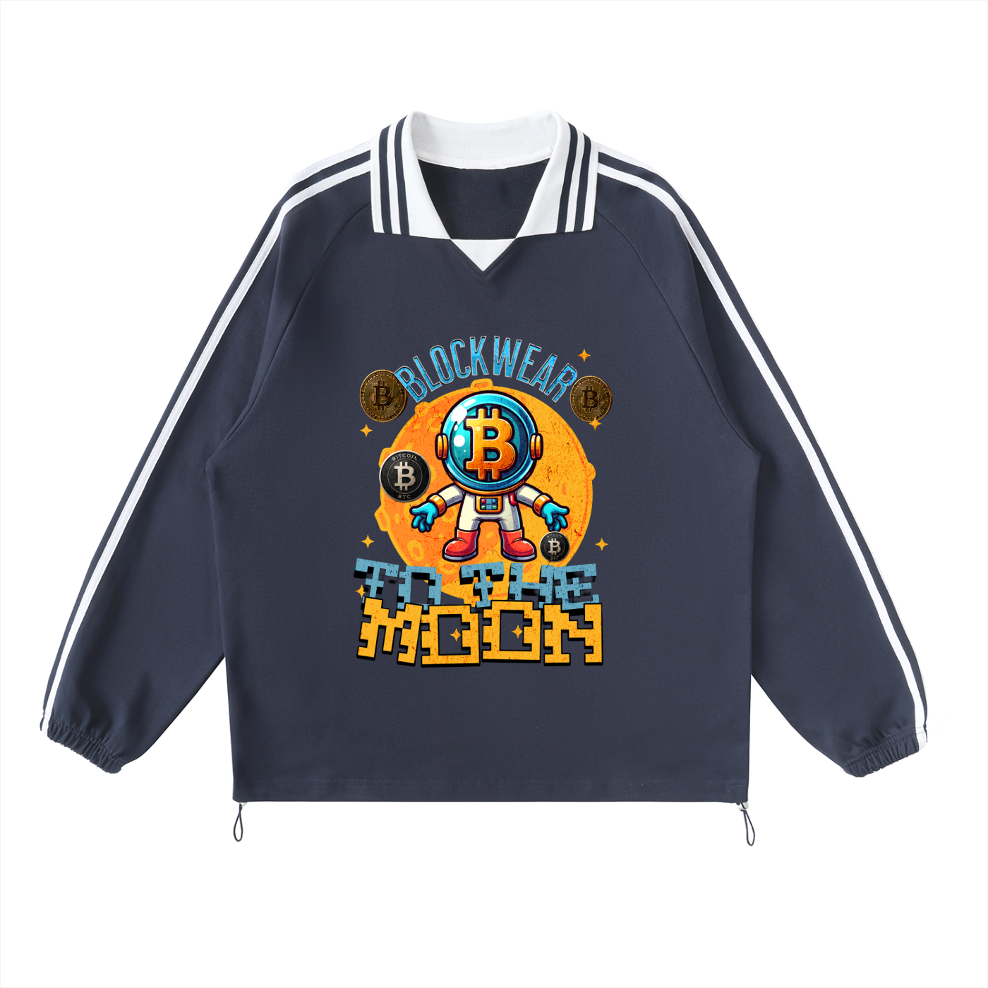 BLOCKWEAR Mission Patch Sweatshirt	Feels like a uniform for crypto astronauts