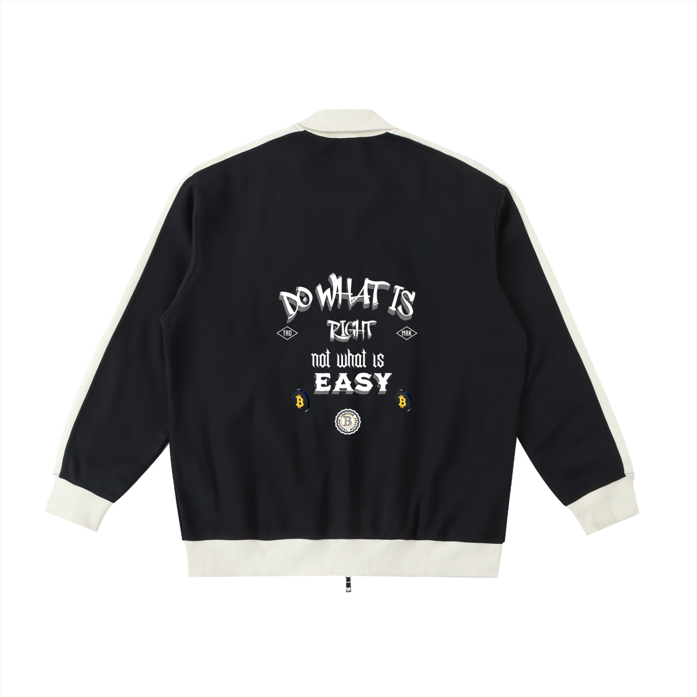 “Right Over Easy – Crypto Code Jacket”