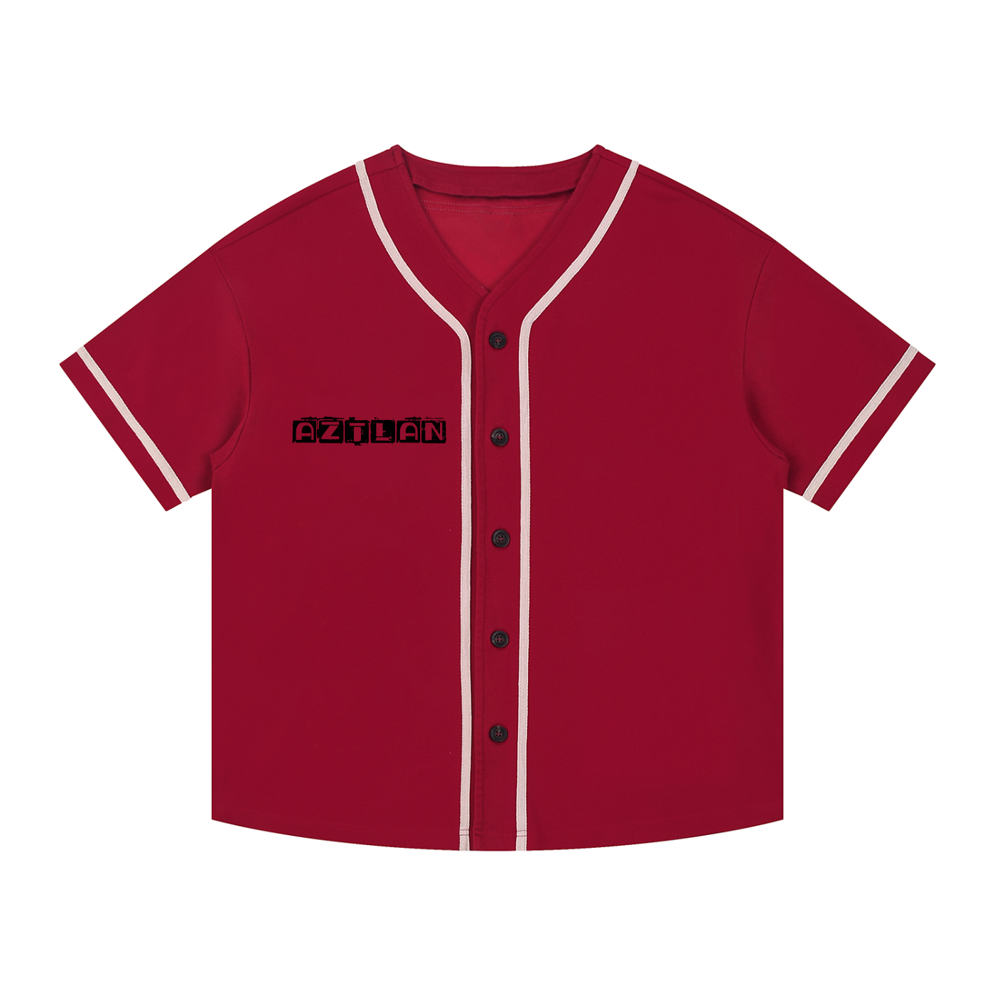 Contrast Piped Button-Up Jersey "Aztec Aftershock"