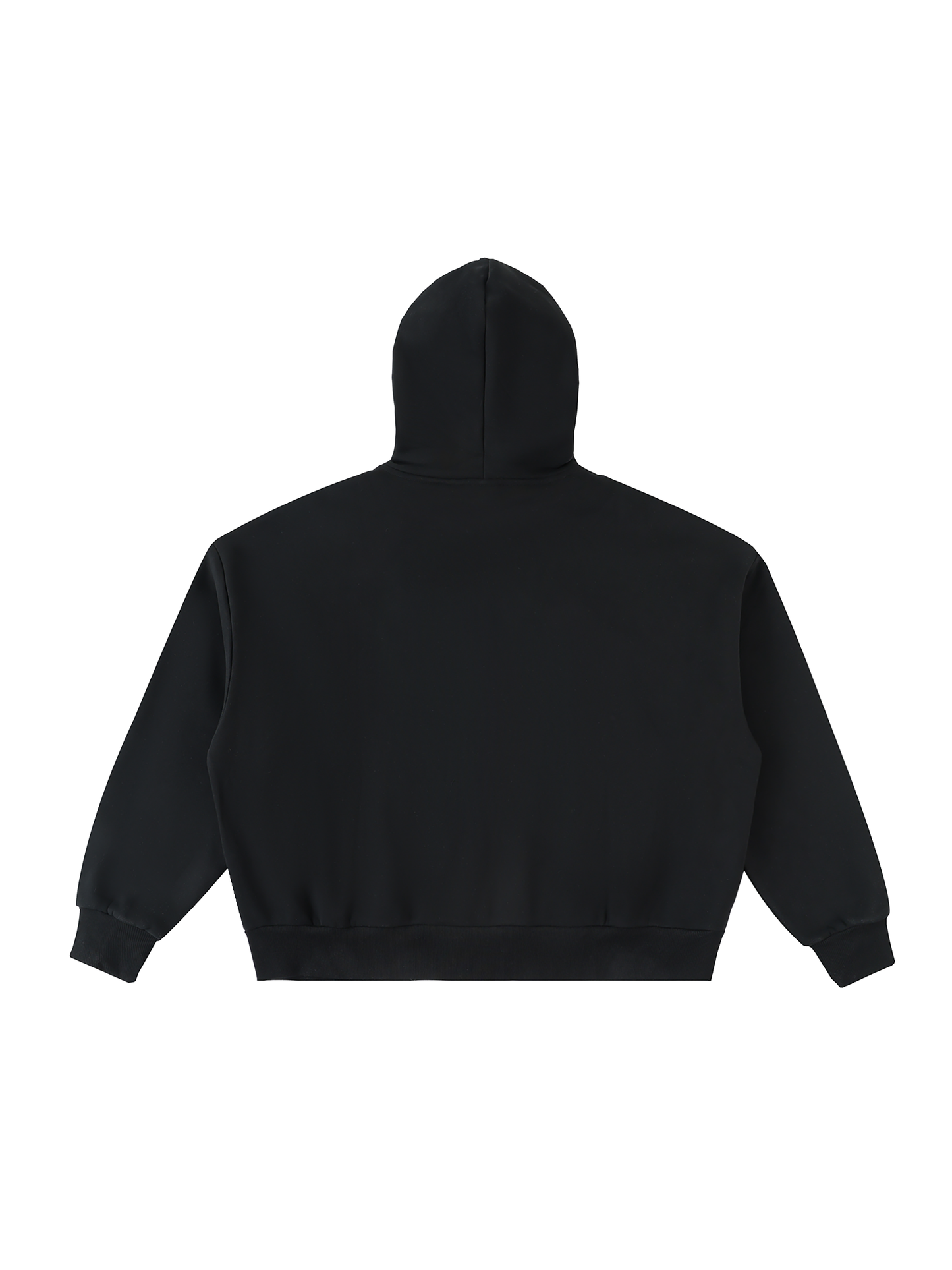 Fleeced Full-Zip Boxy Hoodie "Aztlan Authority" — bold, boxy, and built to lead